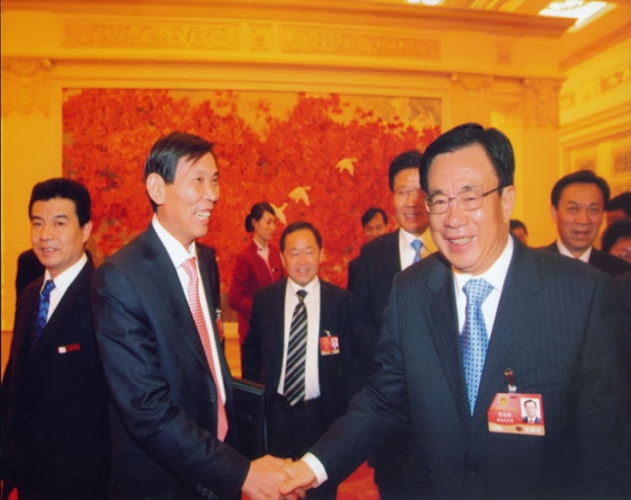 時任中央政治局常委、中央紀委書記